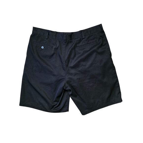 Nike Golf Shorts Men’s 40 Black Fit Dry Pleated Front Regular Fit - Picture 5 of 8